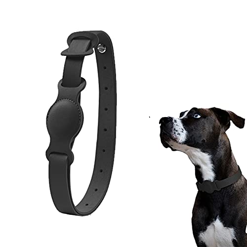 LIUBO Silikon-Schutzhülle für AirTag, Haustier-Halsband für Hunde/Katzen, mit AirTag-Schutzhülle, wirklich tropfsicher, staubdicht und kratzfest (M) von LIUBO