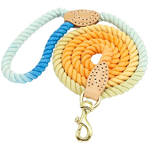 4 Farben Durable Nylon Hundeleine Pet Puppy Walking Training Nicht-Dermabrasion Weiche Leinen Strap Gürtel Baumwolle Zugseil 5ft lang von LIUXIN