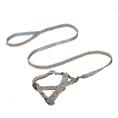 LIUXIN 1 Stück Verstellbare Hunde Katzengeschirr Leine Weste Leine Welpe Kleines Hundehalsband Mulit Size Leine Für Hund Katze Outdoor-Aktivitäten von LIUXIN