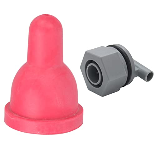 LIYJTK 1Set Vieh Schnuller Milch Feed Eimer Nippel mit Ventil Trinken Bauernhof Tier Fütterung Liefert Einfache Installation und Reinigung für kleine Tiere (MP77+MP76A Sheep Pacifier with Valve) von LIYJTK