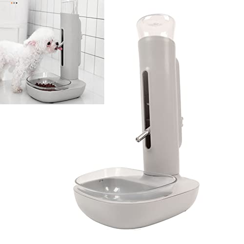 Hunde-Wasserflaschenständer, 680 ml, Haustier-Standspender, automatischer Trinkbrunnen, Schüssel, Schüsselständer, Abnehmbarer Futterspender, verstellbare Haustiere für Hunde und von LIZEALUCKY