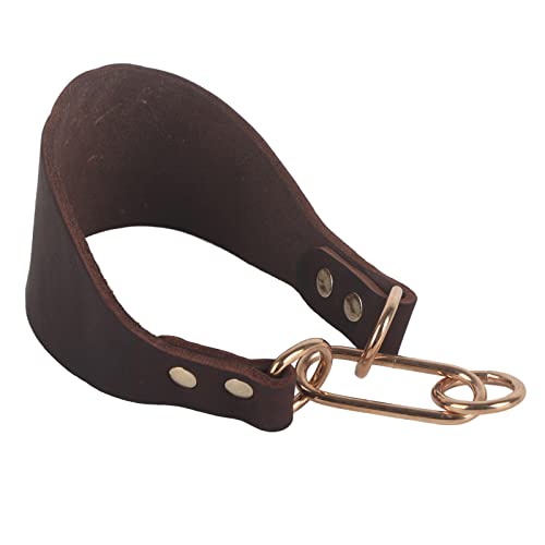 Hundehalsband aus Leder, Halsband für Windhunde, tragbar, breiter, Whippet, weich und verstellbar, mit Nietenbefestigung, für kleine Hunde von LIZEALUCKY