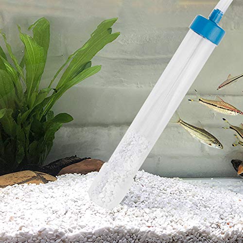 LIZEALUCKY Aquarium Manueller Wasserwechsler Aquarium Reinigungswerkzeug Kies Sand Reiniger Vakuum Siphon Rohr Flüssigkeiten Transfer Kunststoff Handwaschmaschine von LIZEALUCKY