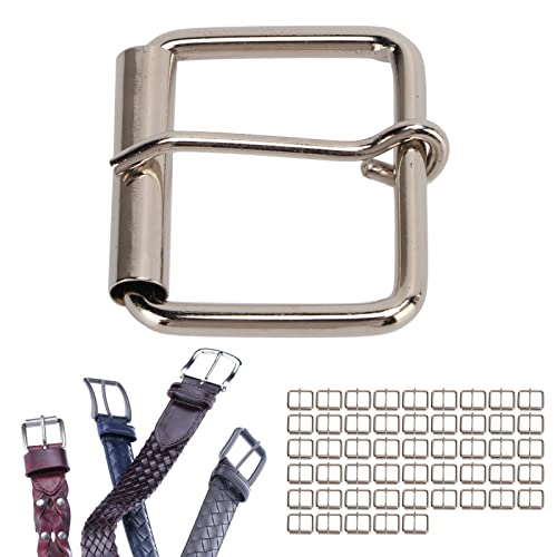 LIZEALUCKY Metall-Rollschnallen, 50 Stück Gürtel-Dornschnalle, verstellbare Riemenschnallen, Hardware, vielseitig einsetzbar, für Hundehalsbänder, Brusttaschen, Leder, Hand-DIY-Zubehör von LIZEALUCKY