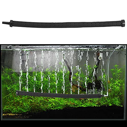 LIZEALUCKY Plastik Bubblerstangen Aquarium Luftblasen Fischtank Accessoires Stein Diffuserrohr Sauerstoffpumpe Accessoire für Fountain Fishtank Teich (30 cm Einzelkopf, 5er-Pack) von LIZEALUCKY