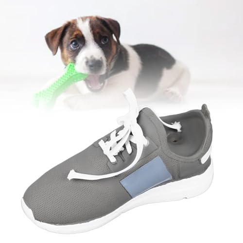 LIZEALUCKY Quietschendes Latex-Hundespielzeug für kleine Hunde, interaktives Hüpf-Apportierspiel, weiche, einzigartige Form, hält sie beschäftigt, reduziert Langeweile, Zahnreinigung, (Sneaker) von LIZEALUCKY