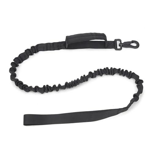 Leine Hund Hundehalsband, langlebiges Leinen-Set, verstellbare Haustierhalsband-Leine, mittelgroßer großer Hund, Deutscher Schäferhund, Trainingszubehör(Black Leash,L Neck 45-55CM) von LIZHAYG