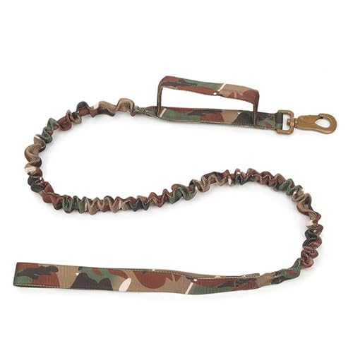 Leine Hund Hundehalsband, langlebiges Leinen-Set, verstellbare Haustierhalsband-Leine, mittelgroßer großer Hund, Deutscher Schäferhund, Trainingszubehör(Camouflage Leash,L Neck 45-55CM) von LIZHAYG