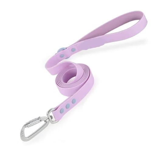 Leine Hund Kleine Hundeleine, Kleiner Hund, mittelgroß, automatisierte Hakenleine for Hundespaziergänge(Purple,L) von LIZHAYG