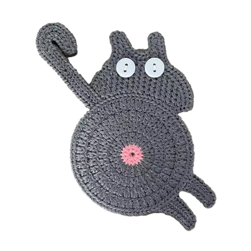 Katzentasse gestrickte Baumwolle Tee Kaffee Matten für Tisch Schutz Schüssel Pad Katze von LIbgiubhy