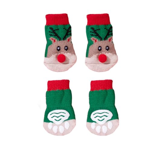 LIbgiubhy 2 Paar Hundesocken, Fußabdeckungen für Haustiere, Winterschuhe, rutschfeste Sohlen, Outdoor-Stiefel, Wanderschuhe für große bis kleine Haustiere LIbgiubhy 2 Paar Hundesocken, Fußabdeckungen für Haustiere, Winterschuhe, rutschfeste Sohlen, Outdoor-Stiefel, Wanderschuhe für große bis kleine Haustiere von LIbgiubhy