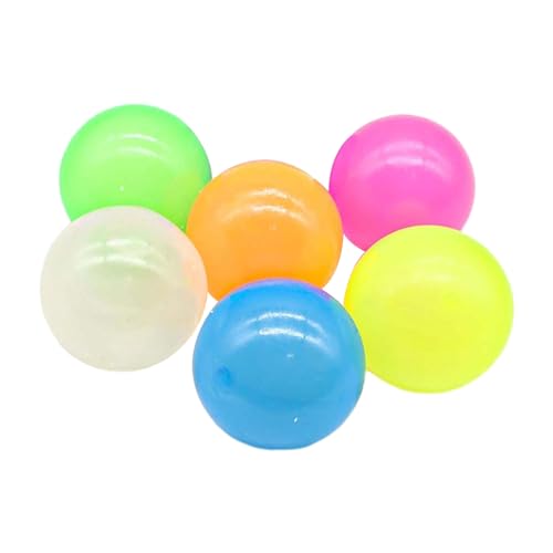 LIbgiubhy Leuchtender Klebriger Ball. Elastischer Ball An Haftet. Stressabbauender Ball Gegen Stress von LIbgiubhy