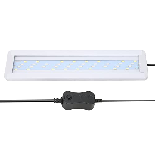 LJCM Aquariumlampe, 3 Farbmodi, Schnelle Wärmeableitung, Ultradünnes LED-Aquariumlicht für Wasserpflanzen (EU-Stecker 220 V) von LJCM