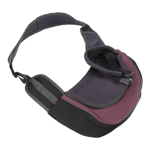 LJCM Pet Sling, Free Your Hands Haustier-Schultertragetasche, Tragbar, Atmungsaktiv, für Reisen für Katzen (Rosa) von LJCM