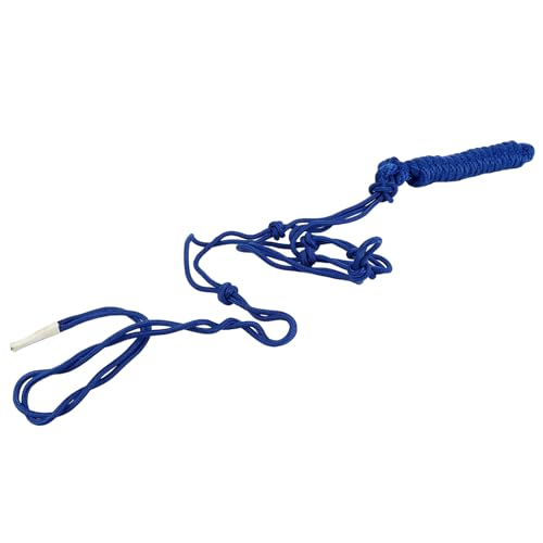 LJCM Seilhalfter, Gurtband-Pferdehalfter, Sichere und Bequeme Struktur, Modisches Polyester mit Mehreren Knoten für das Tägliche Reiten (Blue) von LJCM