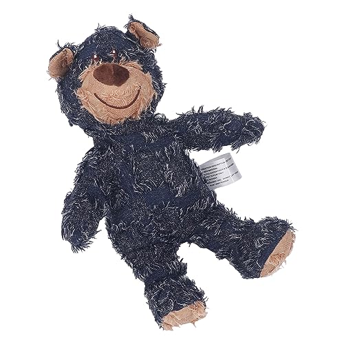 LJCM Unzerbrechlicher, Langlebiger Teddybär, Quietschendes Hundespielzeug, Verschleißfest, Einzigartiges Zahngeräusch, Multifunktional für Zuhause (Blue) von LJCM