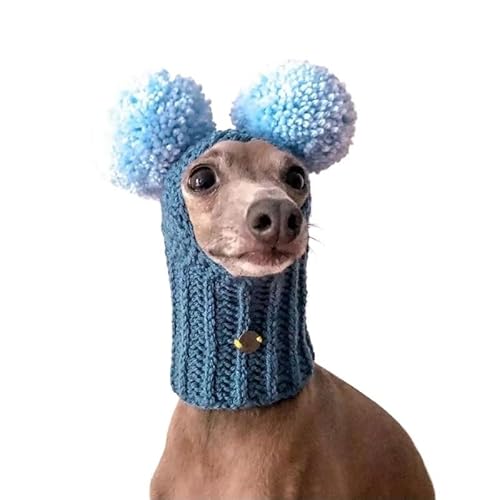 Weiche Wintermütze for Hunde, warme Hundekleidung, entzückende Haustiermütze for kaltes Wetter, geeignet for kleine und mittelgroße Hunde, perfekt for Outdoor-Aktivitäten, leicht an- und auszuziehen, von LKDFONNV-ZPY