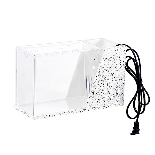 Kleines Aquarium, Aquarium-Tisch-Acryl-klarer quadratischer Tank for Aquarien, ökologisches kleines Büro-Heim-Aquarium-Tank mit Pumpe, Aquarium(Color:3) von LKJIUDVY