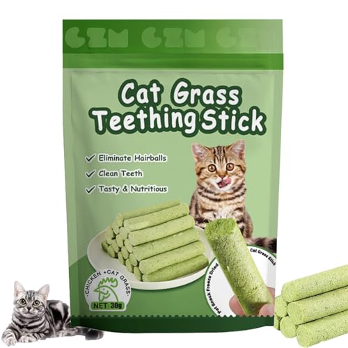 786 Luxe Cat Sticks - Berdexa Cat Grass Teething Stick, Cat Grass Teething Sticks for Indoor Cats Hairball Removal, Cat Teeth Cleaning Chew Treats, Let Your Furrykids No Longer Be Bored (1pcs) von LLELEMAMO