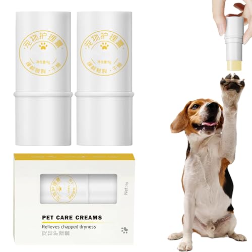 LLELEMAMO Paw Ointment Stick - Celery Pets Njula Pet Care Creams for Cats Dogs, Protect and Nourish Delicate Skin, Prevent Cracked Soles of feet, Paw Pad Moisturizer (2PCS) von LLELEMAMO