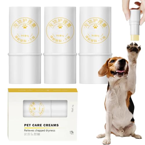 LLELEMAMO Paw Ointment Stick - Celery Pets Njula Pet Care Creams for Cats Dogs, Protect and Nourish Delicate Skin, Prevent Cracked Soles of feet, Paw Pad Moisturizer (3PCS) von LLELEMAMO