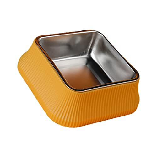Edelstahl-Hundenapf, rutschfest, kippsicher, für Futter und Wasser, mit Boden, für kleine, große Hunde und Katzen Edelstahl-Hundenapf, rutschfest, kippsicher, für Futter und Wasser, mit Boden, für kleine, große Hunde und Katzen von LLHCF