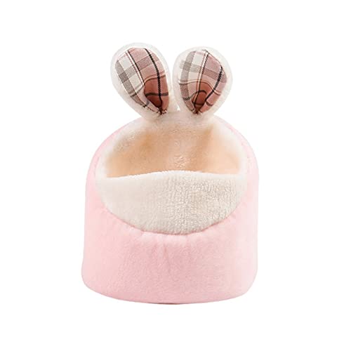 Hamster-Winterbett, Versteck, Plüsch-Häuser, Tiernest, warmes Zuhause für Igel, leicht zu reinigen, mehrfarbig Hamster-Winterbett, Versteck, Plüsch-Häuser, Tiernest, warmes Zuhause für Igel, leicht zu reinigen, mehrfarbig von LLHCF