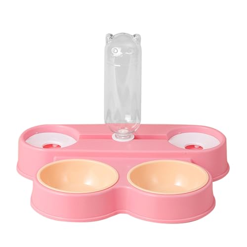 Katzen Schüssel Automatischer Futternapf Schüssel Set Doppel Futter Wasserspender Haustier Wasser Hund Feeder Automatisch Katzen Schüssel Automatischer Futternapf Schüssel Set Doppel Futter Wasserspender Haustier Wasser Hund Feeder Automatisch von LLHCF