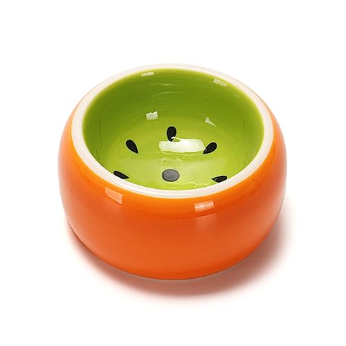 Kleiner Futternapf für Haustiere, Hamster, Futternapf für Futter und Wasser, Keramik-Schüssel für Igel, Fruchtform Kleiner Futternapf für Haustiere, Hamster, Futternapf für Futter und Wasser, Keramik-Schüssel für Igel, Fruchtform von LLHCF