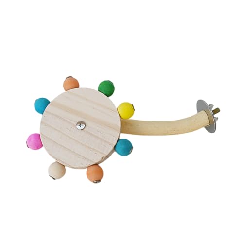 LLHCF Multifunktionaler Papageienständer, Schleifkratzer, Spielzeug für Conure Spielzeug, Hängematte, Windmühle, stehendes Spielzeug für Papageien von LLHCF