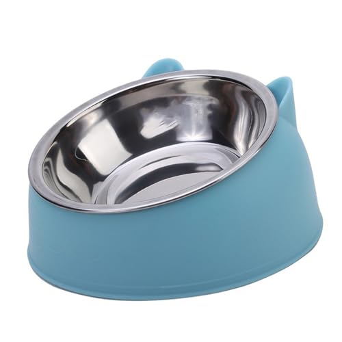 Rutschfeste Unterseite für Katzen, mit Nackenschutz, für Hunde, zum Essen von Wasser, für den Innenbereich, kleine Lebensmittel, klein Rutschfeste Unterseite für Katzen, mit Nackenschutz, für Hunde, zum Essen von Wasser, für den Innenbereich, kleine Lebensmittel, klein von LLHCF