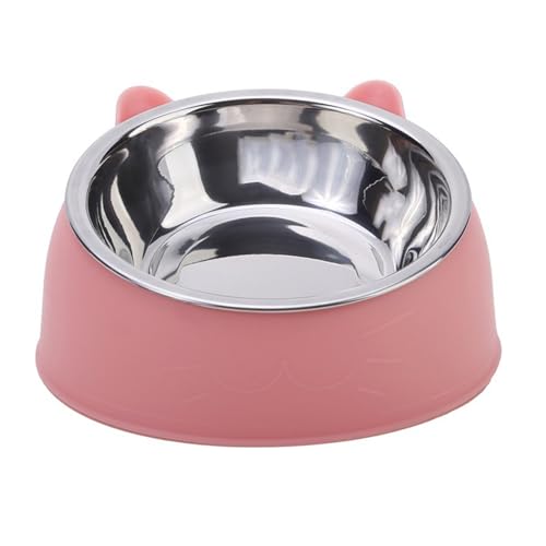 Rutschfeste Unterseite für Katzen, mit Nackenschutz, für Hunde, zum Essen von Wasser, für den Innenbereich, kleine Lebensmittel, klein Rutschfeste Unterseite für Katzen, mit Nackenschutz, für Hunde, zum Essen von Wasser, für den Innenbereich, kleine Lebensmittel, klein von LLHCF