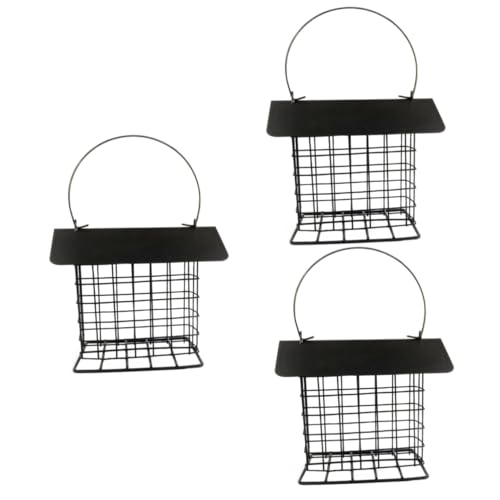 3 Stück Outdoor-Vogelfutterstation für Papageien, Futtersuche, Spielzeug, Bandejas para Comida, Vogelfütterung, hängender Futterbehälter, Haustier-Vogelfutterstation, Vogelfutterspender für draußen, von LLMTYO