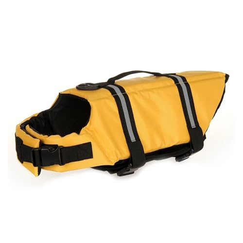 Sommer-Hundeschwimmweste, reflektierende Haustierkleidung, Welpen-Bademode, Hundeschwimmweste, Sicherheitsschwimmanzug, Hundezubehör (7, M-Anzug, 4,5–10 kg) von LMDO