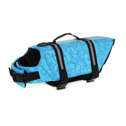 Sommer-Hundeschwimmweste, reflektierende Haustierkleidung, Welpen-Bademode, Hundeschwimmweste, Sicherheitsschwimmanzug, Hundezubehör (9, S-Anzug 3,5–4,5 kg) von LMDO