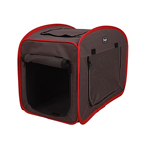 LMJ Faltbare Hundekatze Tasche Atmungsaktiv weichseitig Haustierträger-Rucksack im Freien Portable können Autositze setzen (Color : Asphalt Grey, Größe : Groß) von LMJ