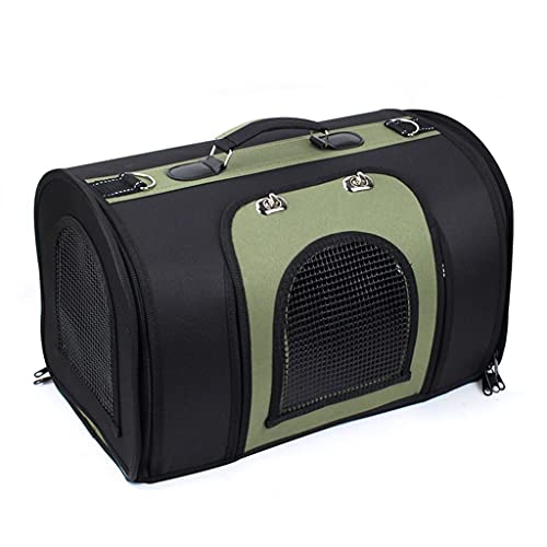 LMJ Weiche, atmungsaktive Haustier-Rucksack tragbare Haustierenträgerkatze-Hund-Reisetasche Haustierbedarf (Color : C, Größe : 41x25x26cm) von LMJ