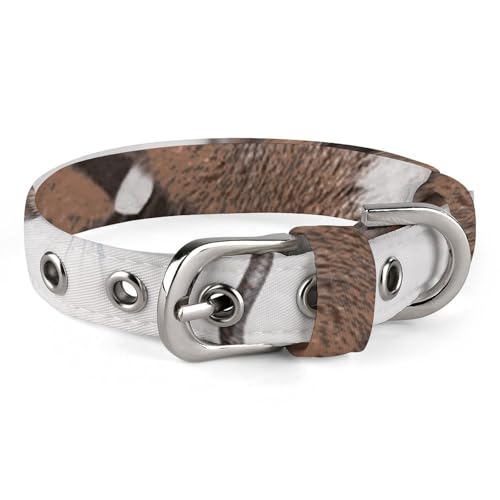 Halsband für kleine und mittelgroße Haustiere, verstellbar, Oxford-Stoff, Skifahren, Eichhörnchen-Druck, Haustierhalsband, personalisierbar von LMNGH