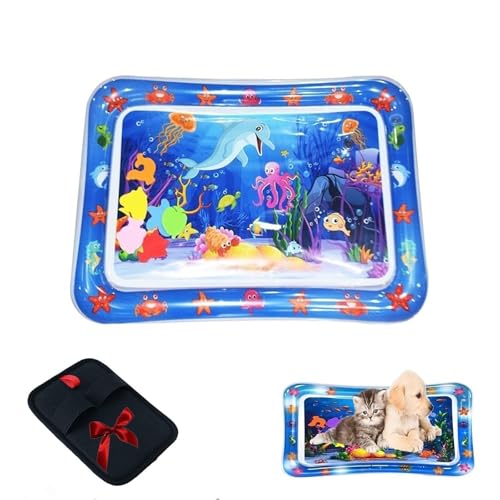 Verdickte Wassersensor-Spielmatte, 2025 Upgrade-Wassersensor-Spielmatte mit Fischen for Spielen mit Haustieren, interaktive Wassersensor-Spielmatte, coole, bequeme, aufblasbare Wassermatte for Spielen Verdickte Wassersensor-Spielmatte, 2025 Upgrade-Wassersensor-Spielmatte mit Fischen for Spielen mit Haustieren, interaktive Wassersensor-Spielmatte, coole, bequeme, aufblasbare Wassermatte for Spielen von LOKORI