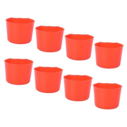 LOLIPPYY 8 Stück Teiliges Vogelkäfig Futterspender Robuste Sichere Futter Wassernäpfe aus Leichtem Verschleißfestem Material Wiederverwendbar und Leicht zu Reinigen Geeignet für Papageien LOLIPPYY 8 Stück Teiliges Vogelkäfig Futterspender Robuste Sichere Futter Wassernäpfe aus Leichtem Verschleißfestem Material Wiederverwendbar und Leicht zu Reinigen Geeignet für Papageien von LOLIPPYY