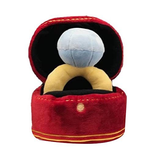 LOLPALONE Ring Box Plüsch Love Case Stuffed Pet Kauspielzeug Geräusche Welpen Kinder Weicher Hund Interessiert Spielzeug von LOLPALONE