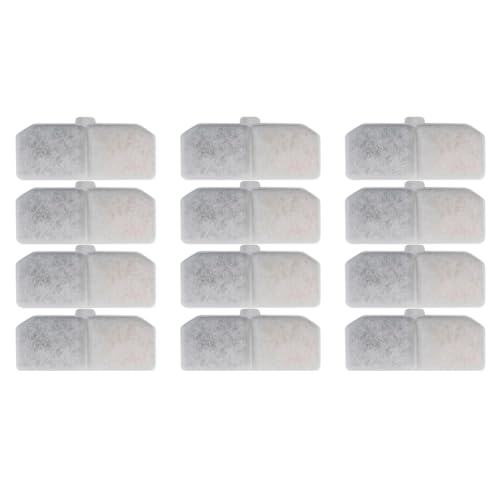 LOLPALONE Wasserfilter Ersatz für Haustiere Automatischer Filterelement Filter für 12er Pack von LOLPALONE