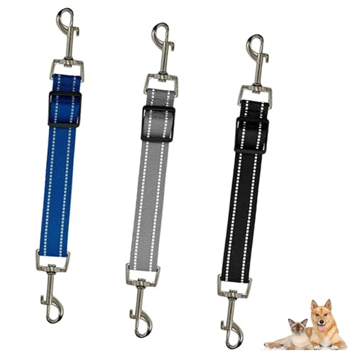 LONGHAO 3 pcs Hundehalsband Clips,Hundehalsband Verlängerung Verstellbarer,reflektierende Nylon Sicherheit Haustier,reflektierende sicherungsband für hundegeschirr,für Hundetraining,Laufen,Gehen (#1) LONGHAO 3 pcs Hundehalsband Clips,Hundehalsband Verlängerung Verstellbarer,reflektierende Nylon Sicherheit Haustier,reflektierende sicherungsband für hundegeschirr,für Hundetraining,Laufen,Gehen (#1) von LONGHAO