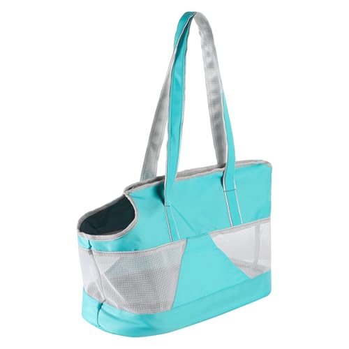 Hunde Tragetasche Sommer Transporttasche Kaztze Hundetasche Mesh Haustier Kleine Hunde Tragetuch mit Schultergurt Atmungsaktive Katzetransporttasche Hundetragetasche Unterwegs Katze Schultertasche von LONTG