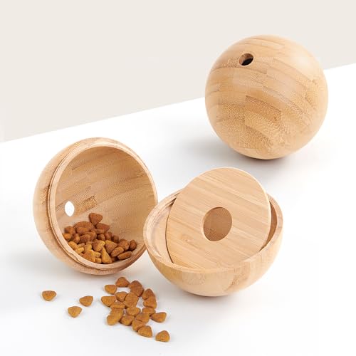 LOOBANIPET Umweltfreundlicher Leckerli-Puzzle-Ball für Hunde, IQ-Booster & Problemlösung-Trainingshilfe, Welpen-Langeweile Buster-1Ball von LOOBANIPET