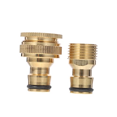 LOORGVEL 1 Satz Faucet to Hose Adapter Set bis für Gartenschlauch Waschmaschine und Spüle Spritzfreier Wasserfluss Einfache Langlebig und Rostbeständig LOORGVEL 1 Satz Faucet to Hose Adapter Set bis für Gartenschlauch Waschmaschine und Spüle Spritzfreier Wasserfluss Einfache Langlebig und Rostbeständig von LOORGVEL