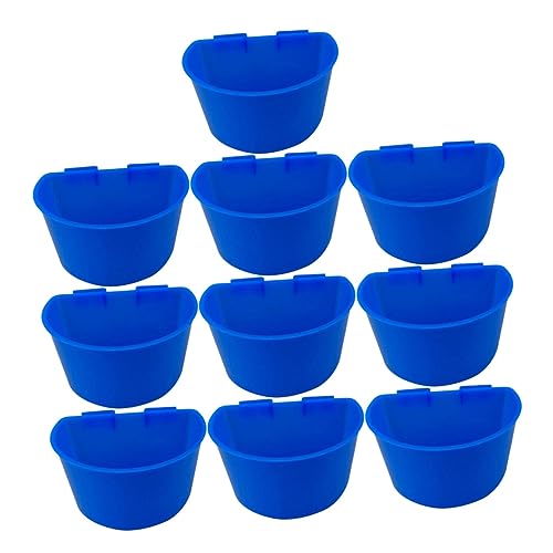 LOORGVEL 10 Stück Teiliges Tauben Futterspender aus Dickem Kunststoff Halbrunder Vogelfutternapf mit Aufhängung Langlebiger Wassernapf für Vogelkäfig Einfach zu Befestigen Reinigen LOORGVEL 10 Stück Teiliges Tauben Futterspender aus Dickem Kunststoff Halbrunder Vogelfutternapf mit Aufhängung Langlebiger Wassernapf für Vogelkäfig Einfach zu Befestigen Reinigen von LOORGVEL