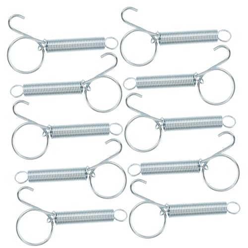 LOORGVEL 10 Stück Teiliges Türfederhaken aus Edelstahl Multifunktionaler Türhaken für Vogel Kleintierkäfige Langlebig Rostfrei Einfach Einzuhängen Praktisches Zubehör für Haustierkäfige LOORGVEL 10 Stück Teiliges Türfederhaken aus Edelstahl Multifunktionaler Türhaken für Vogel Kleintierkäfige Langlebig Rostfrei Einfach Einzuhängen Praktisches Zubehör für Haustierkäfige von LOORGVEL