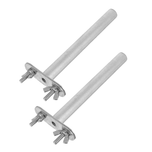 LOORGVEL 2 Stück Edelstahl Vogel Sitzstange mit Rauer Oberfläche Beidseitig Nagel und Schnabelpflege Langlebig Einfach Montierbar Geeignet für Sittiche Nymphensittiche Wellensittiche LOORGVEL 2 Stück Edelstahl Vogel Sitzstange mit Rauer Oberfläche Beidseitig Nagel und Schnabelpflege Langlebig Einfach Montierbar Geeignet für Sittiche Nymphensittiche Wellensittiche von LOORGVEL