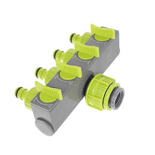 LOORGVEL Gartenschlauchsplitter Robustem Material mit Individuellen Schaltern für Effiziente Gartenbewässerung und Gleichzeitigen Betrieb Mehrerer LOORGVEL Gartenschlauchsplitter Robustem Material mit Individuellen Schaltern für Effiziente Gartenbewässerung und Gleichzeitigen Betrieb Mehrerer von LOORGVEL